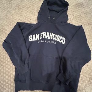 Navy San Francisco sweatshirt